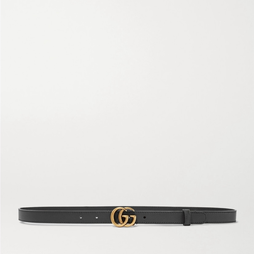 BLACK GUCCI BELT SIZE 85
